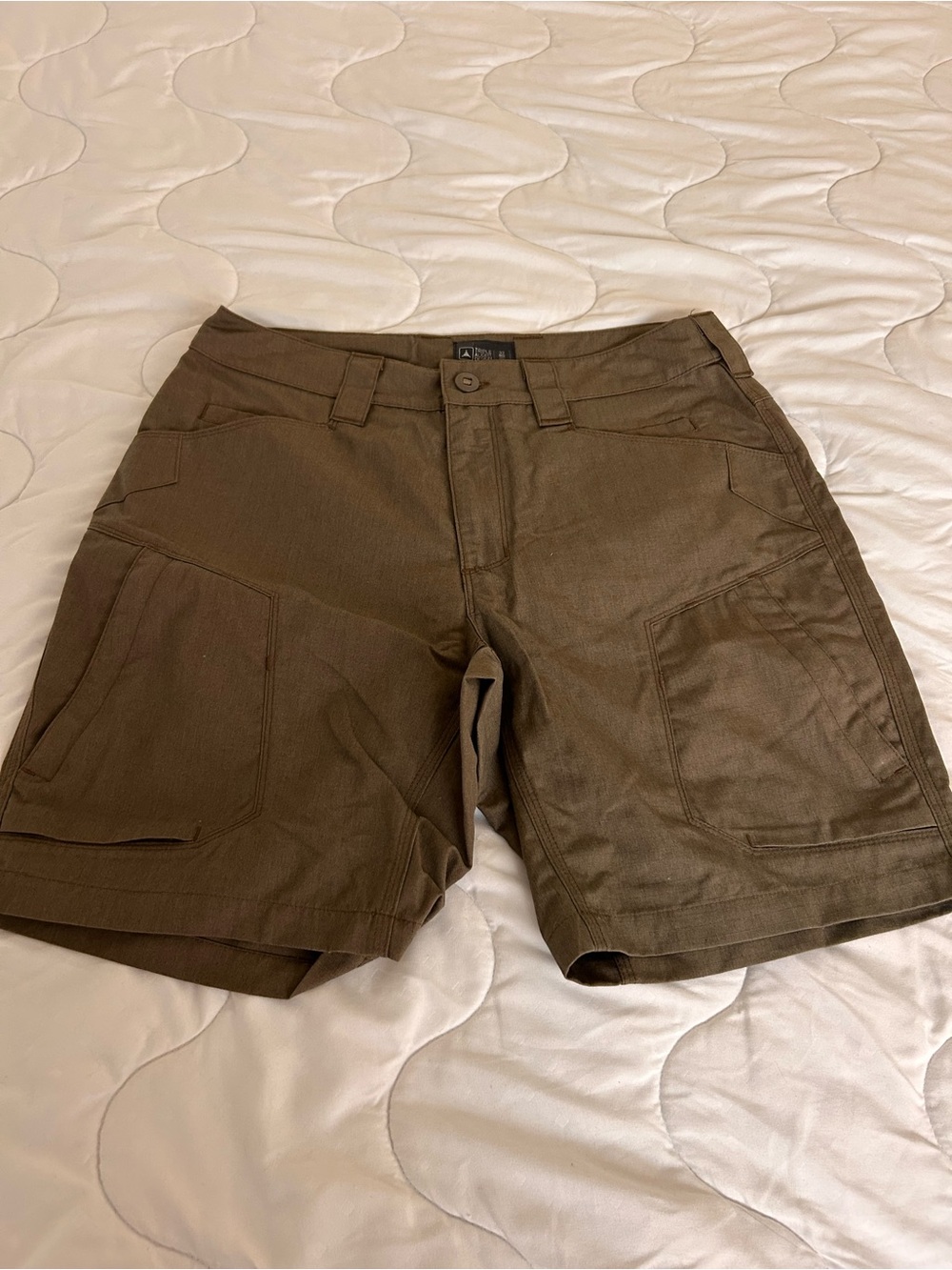 Triple Aught Design Olive-Brown Cargo Shorts